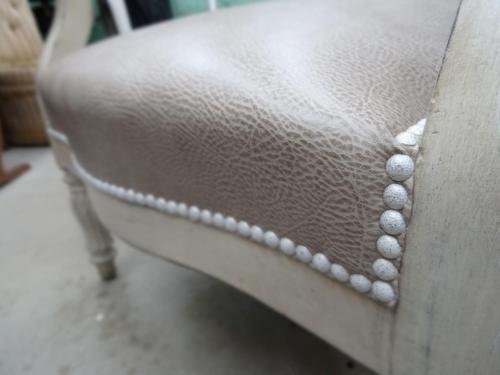 Restauration fauteuil type voltaire